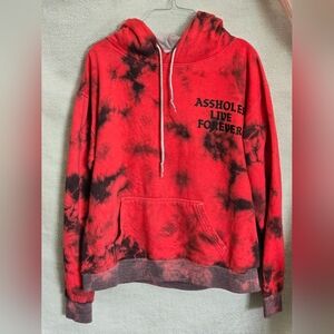 ALF Red and Black Graphic Hoodie